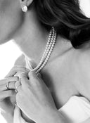Collier Alicia triple rangs - Or