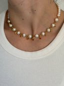 Collier Mia à cristaux - Or