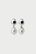 Boucles d'oreilles Ingrid perles baroques - Argent