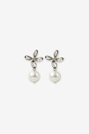 Boucles d'oreilles Jeanne fleurs - Argent