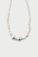 Collier Ornella multi perles - Argent