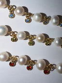 Collier Mia à cristaux - Or