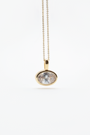 Collier Joy cristal ovale - Or