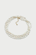 Collier Jackie triple rangs - Or