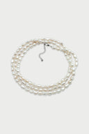 Collier Jackie triple rangs - Argent