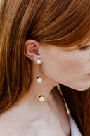Boucles d'oreilles Juliette 2 en 1 - Or