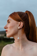 Boucles d'oreilles Aretha 2 en 1 - Argent