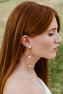 Boucles d'oreilles Juliette 2 en 1 - Or