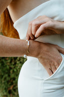 Bracelet Donna perles et pampilles - Or