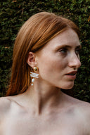 Boucles d'oreilles Donna multi perles - Or
