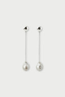 Boucles d'oreilles Aretha 2 en 1 - Argent