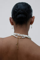 Collier Jackie triple rangs - Or