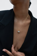 Collier Joy cristal ovale - Or