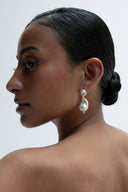 Boucles d'oreilles asymétriques Désirée - Argent