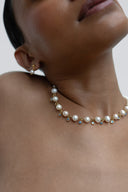 Collier Mia à cristaux - Or