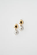Boucles d'oreilles Ingrid perles baroques - Or