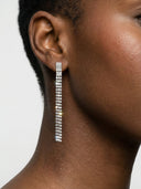 Boucles Marylin strass - Argent