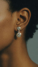 Boucles d'oreilles Isadora en cristaux - Argent 925