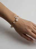 Bracelet Donna perles et pampilles - Or