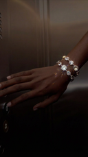 Bracelet Isadora en cristaux - Argent 925