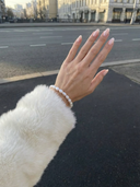 Bracelet Jackie élastique - Argent