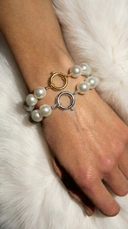 Bracelet Betty statement - Argent