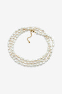 Collier Jackie triple rangs - Or